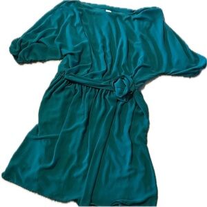 Paper Doll Teal Dress